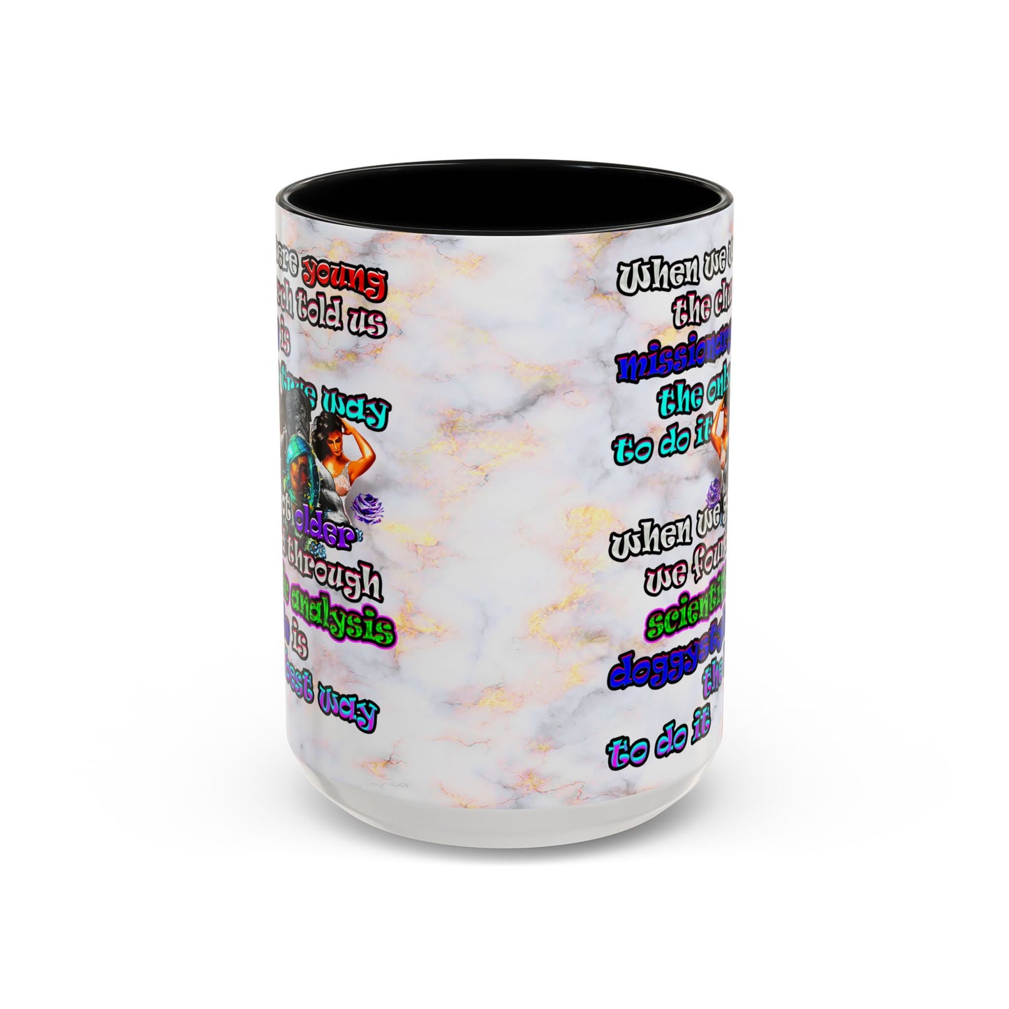 doggystyle - Accent Mug (white marble)