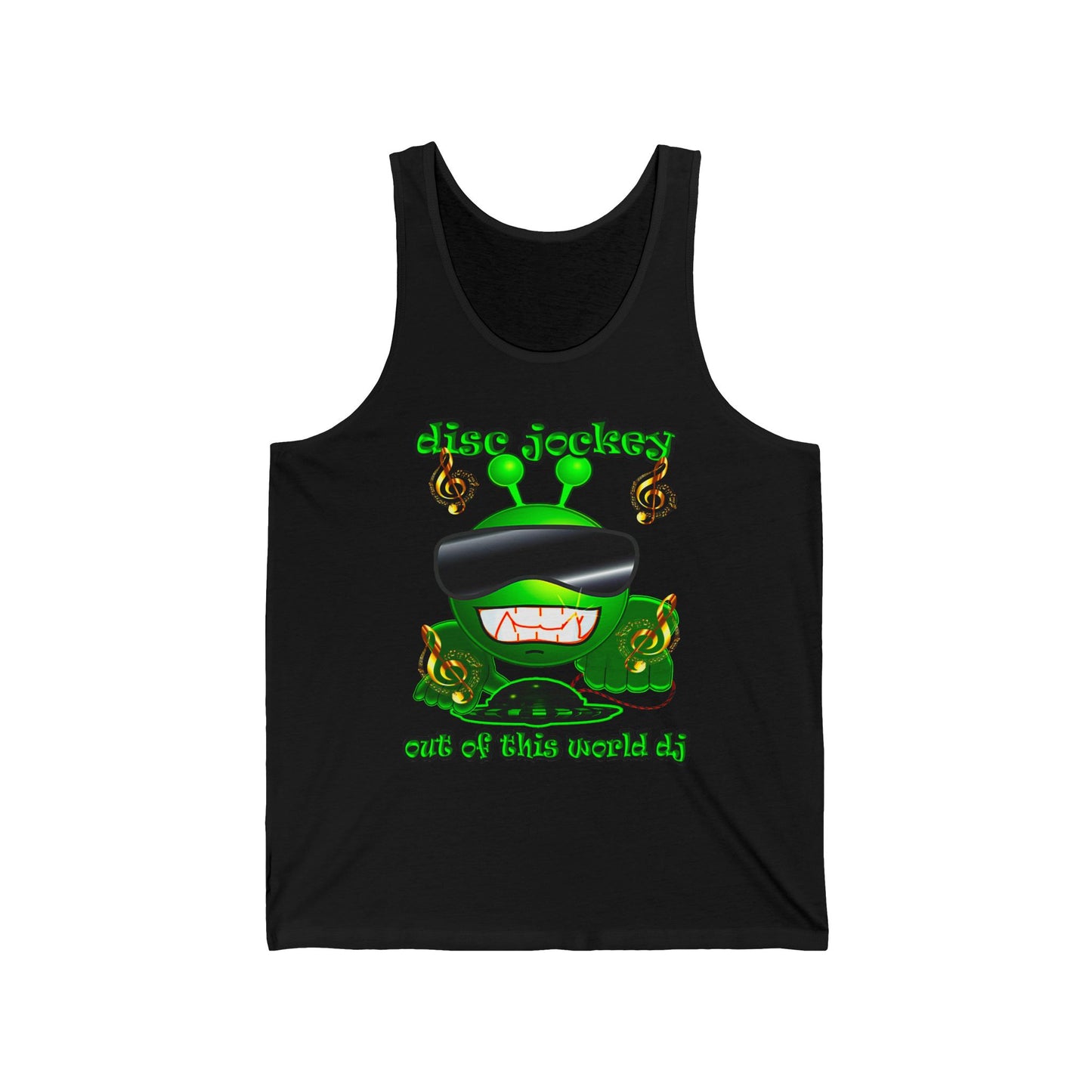 disc jockey - Unisex Jersey Tank