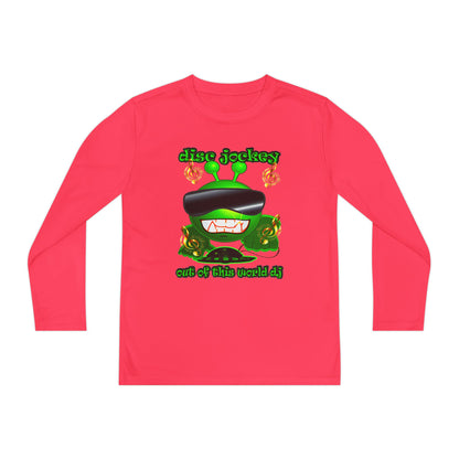 disc jockey - Youth Long Sleeve Competitor Tee