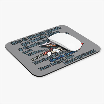 shark week - Mouse Pad (Rectangle) - (grey)