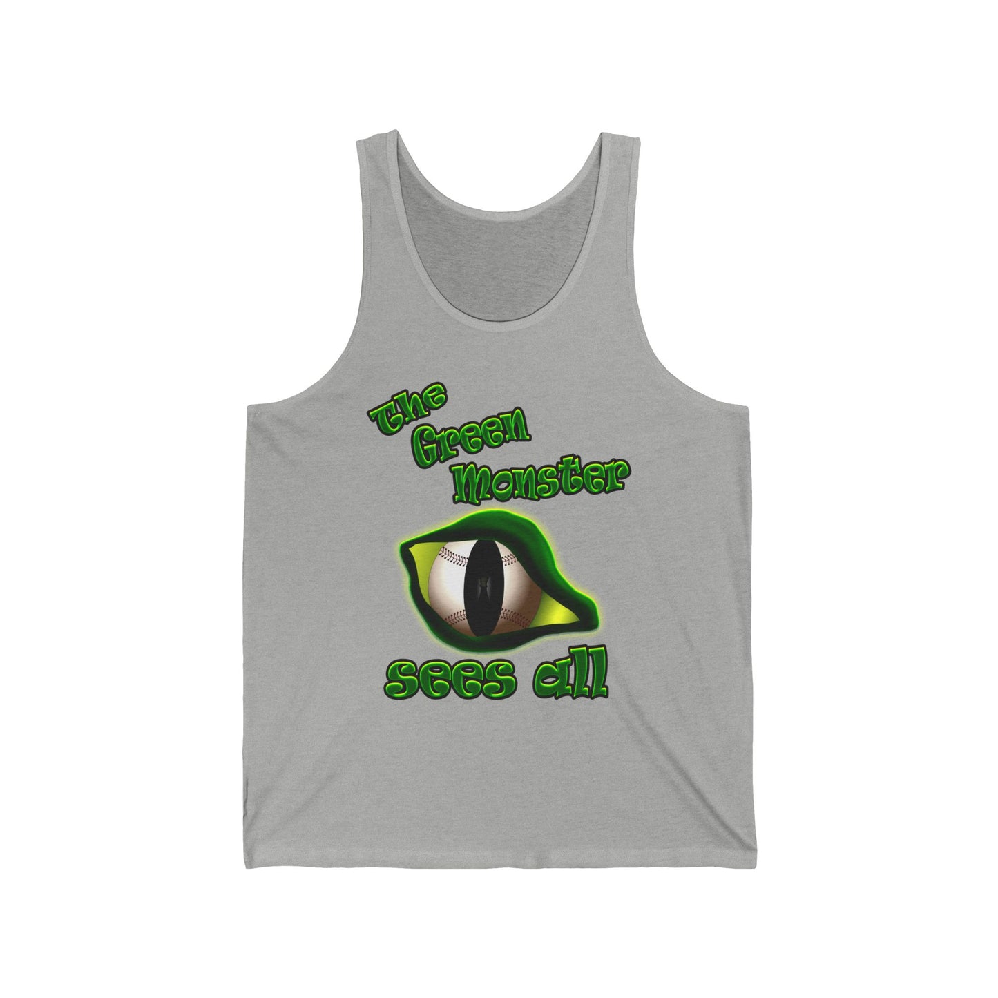 green monster - Unisex Jersey Tank
