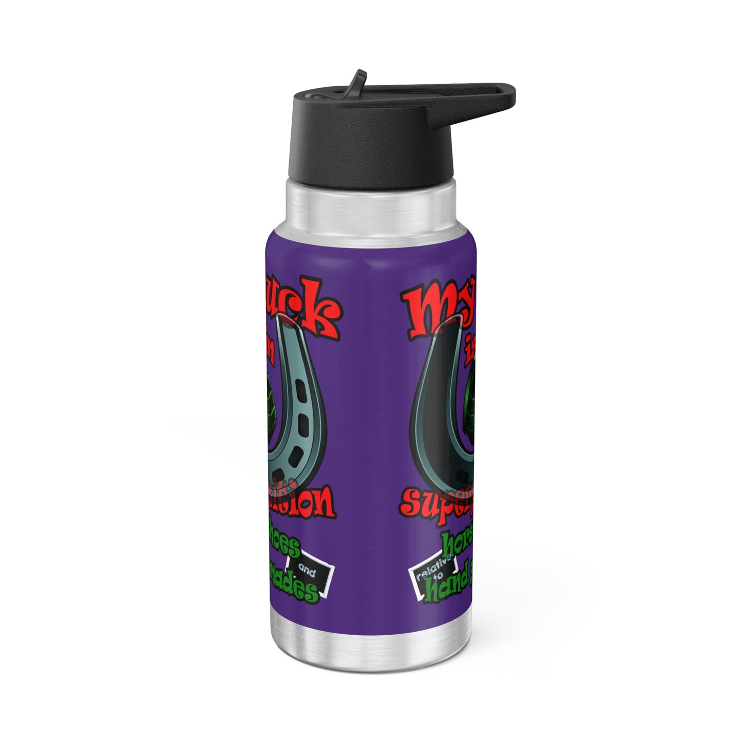 my luck - Gator Tumbler, 32oz (purple)