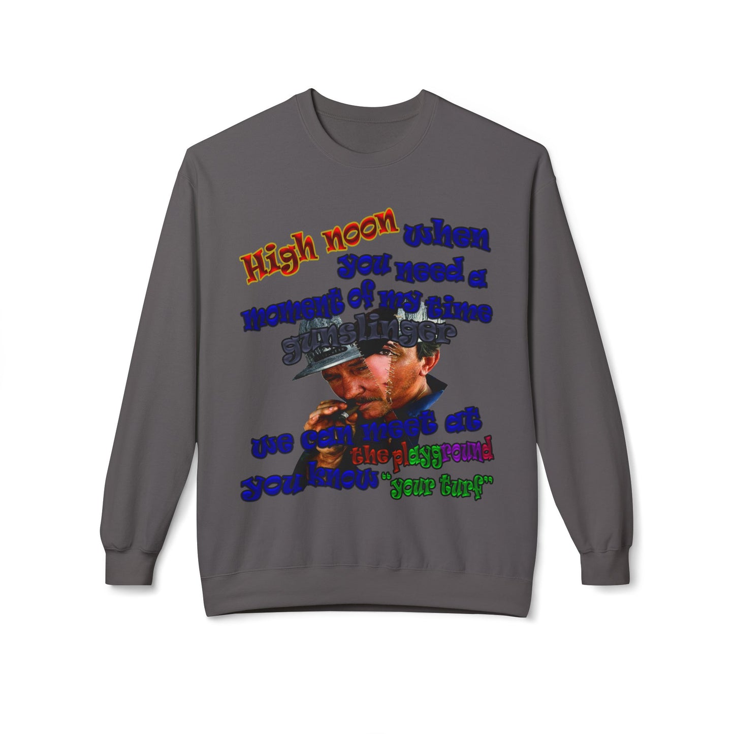 high noon - Unisex Midweight Softstyle Fleece Crewneck Sweatshirt