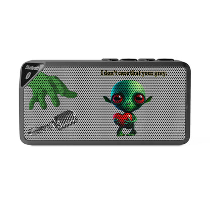 I don't care that your grey - Jabba Bluetooth Speaker (light grey)