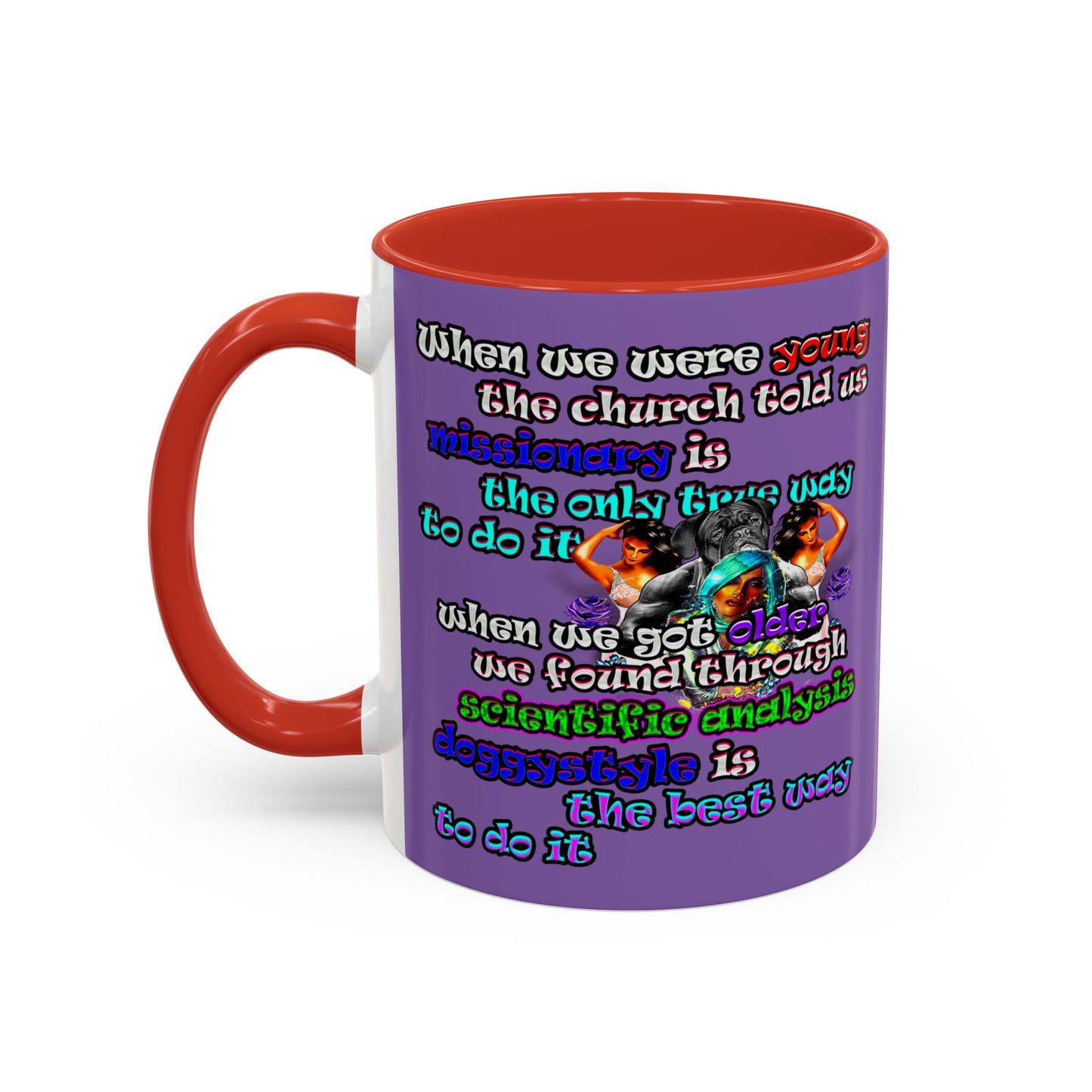 doggystyle - Accent Mug (light purple)