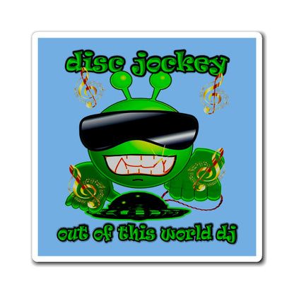 disc jockey - Magnets - (light blue)