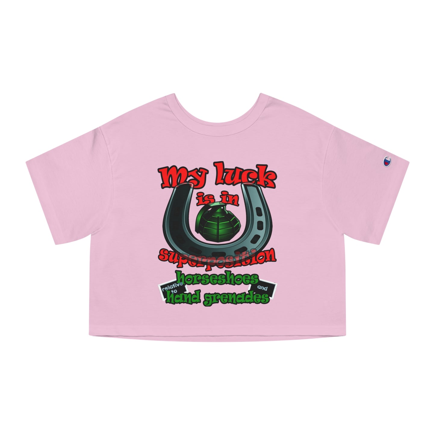 my luck - Champion Women's Heritage Cropped T-Shirt