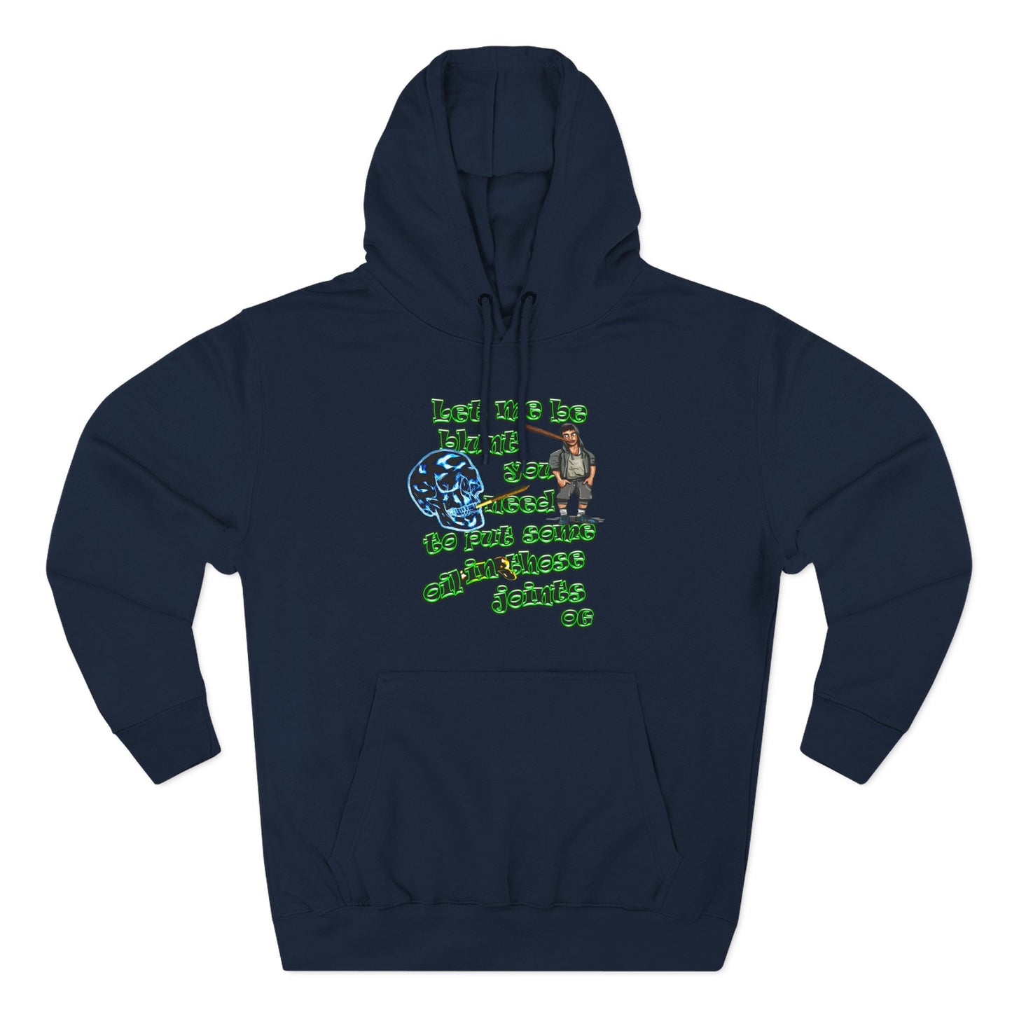 og - Three-Panel Fleece Hoodie
