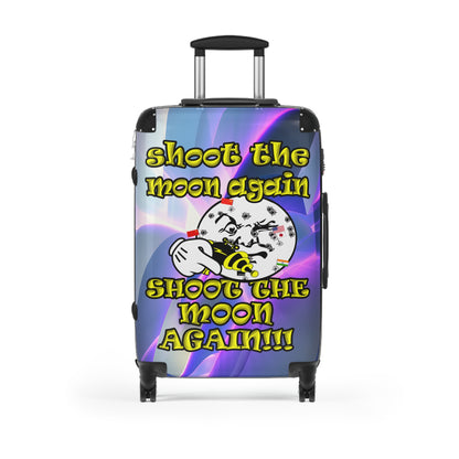 shoot the moon again - Suitcase (grey-pink wave)
