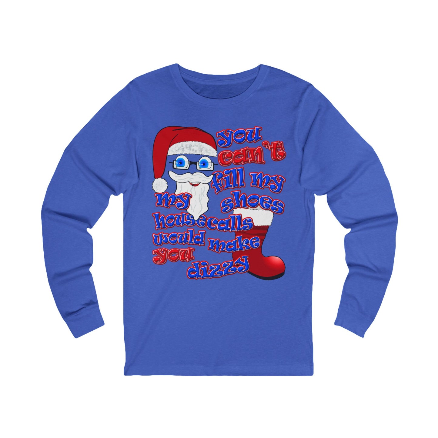santa's shoes - Unisex Jersey Long Sleeve Tee