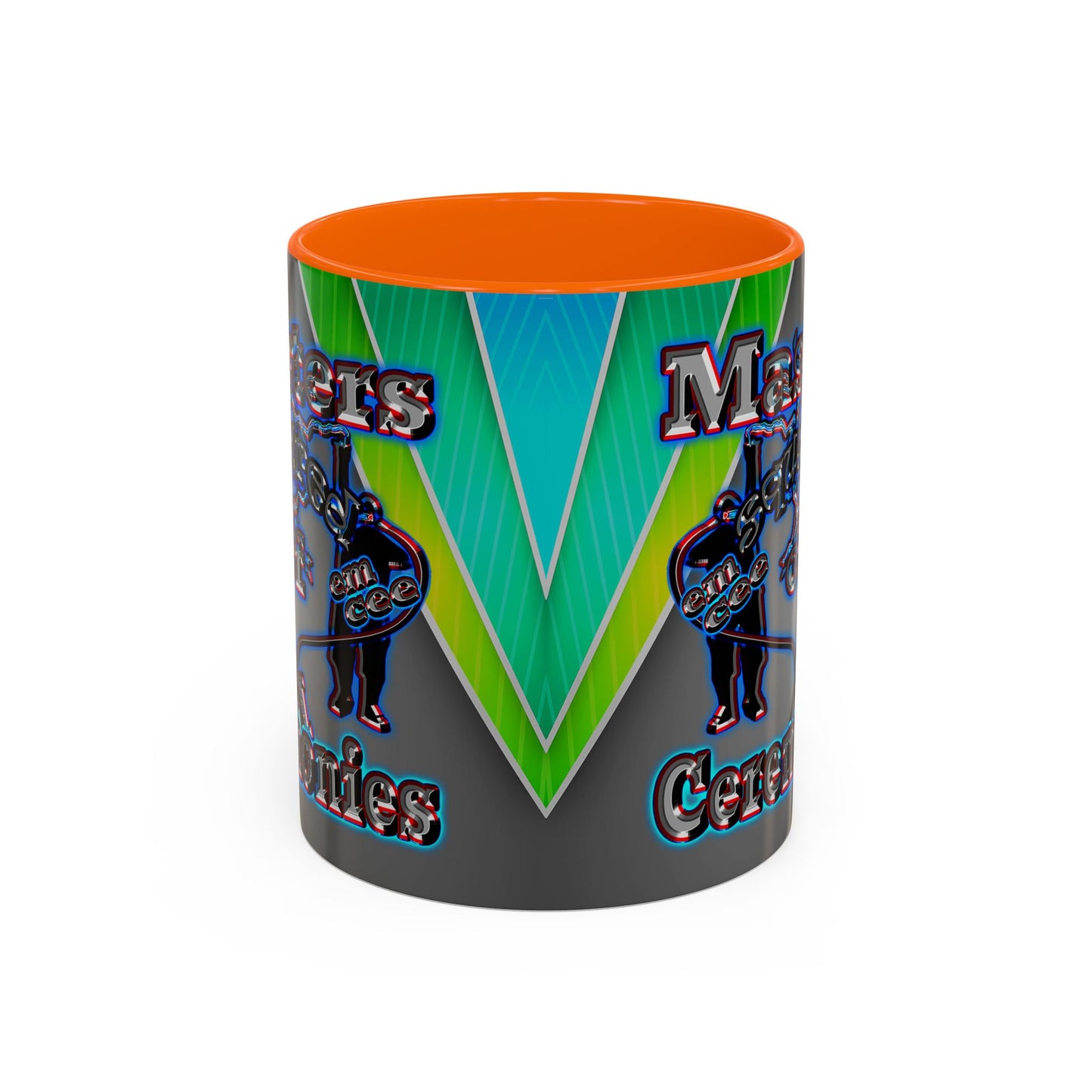 em cee squared - Accent Mug (rainbow split)