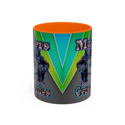 em cee squared - Accent Mug (rainbow split)