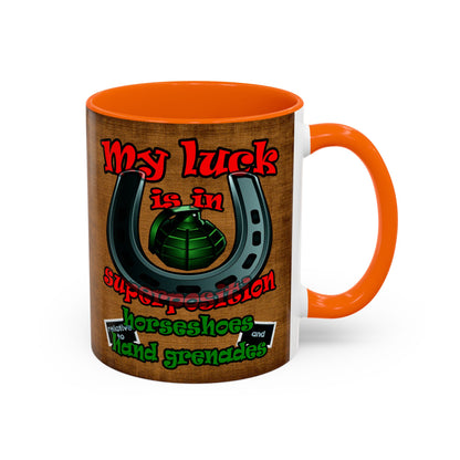 my luck - Accent Mug (brown papyrus)
