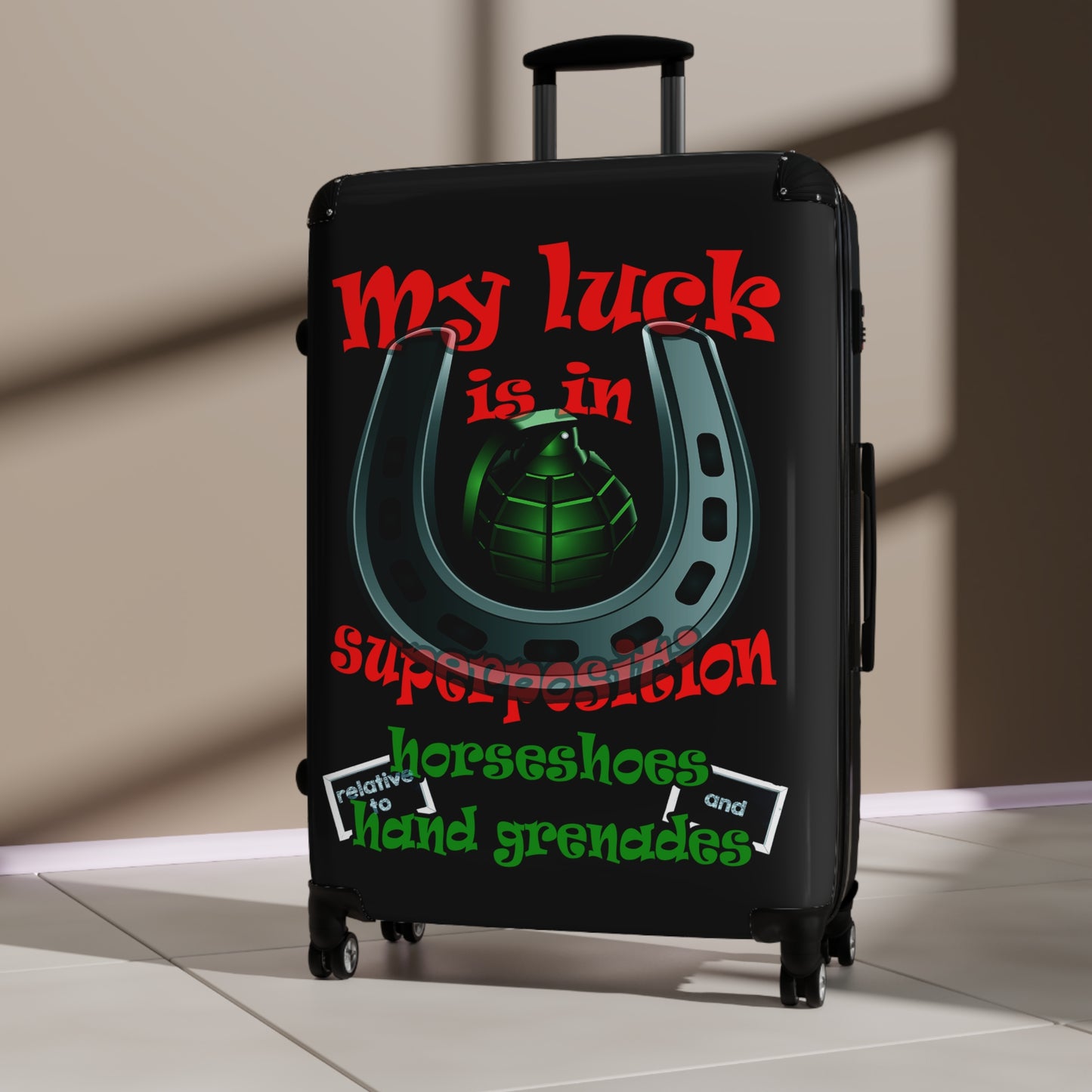 my luck - Suitcase (black)