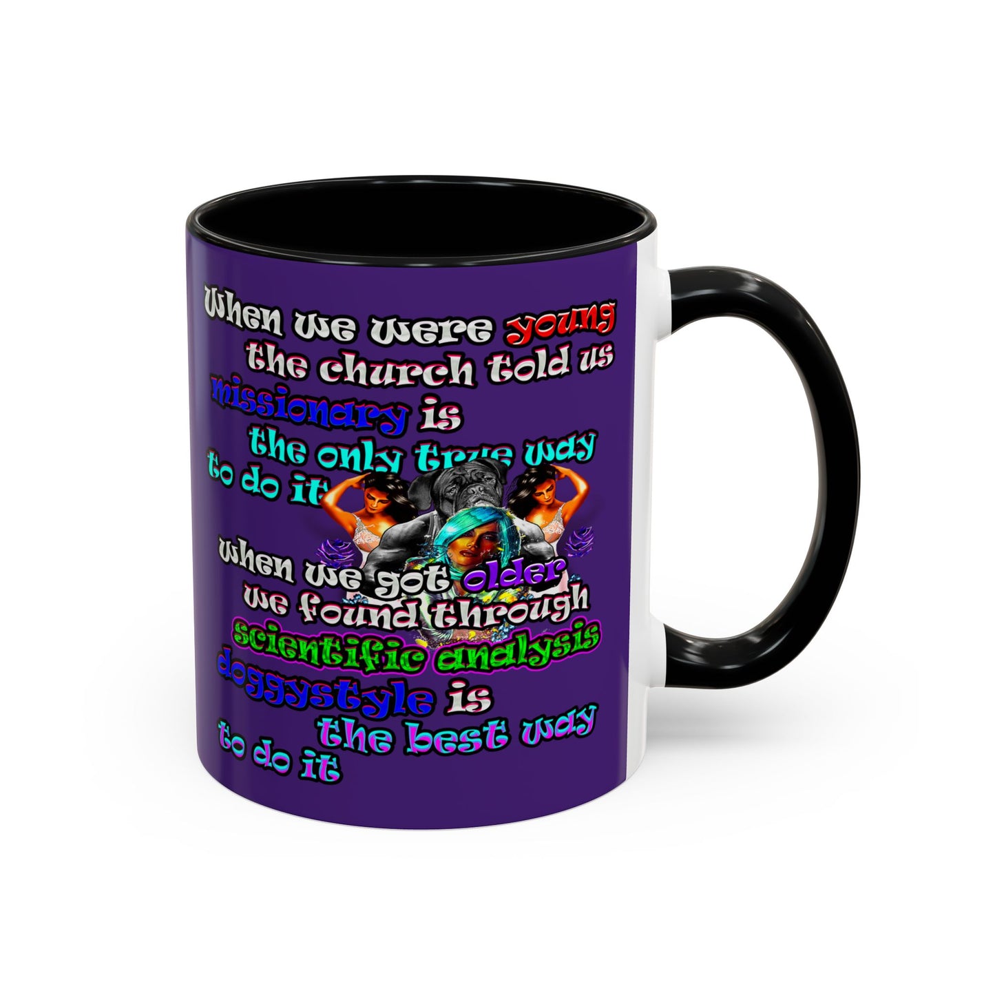 doggystyle - Accent Mug (purple)