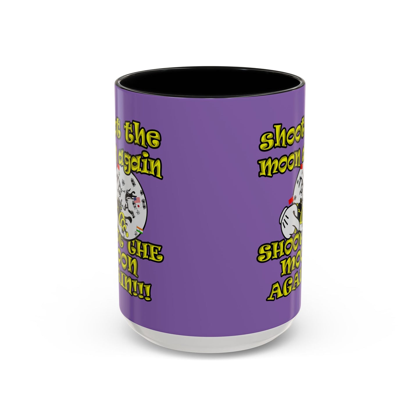 shoot the moon again - Accent Mug (light purple)