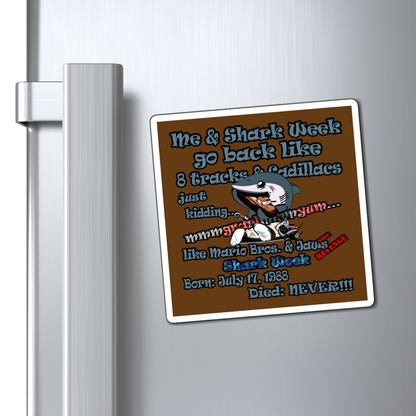 shark week - Magnets - (brown)