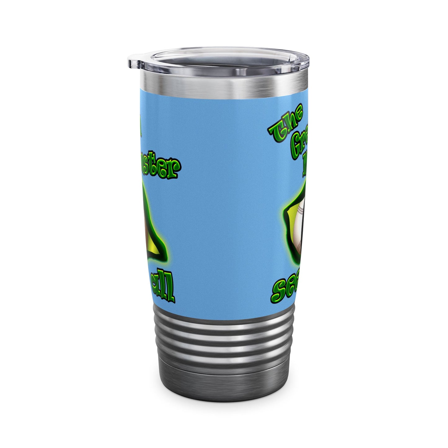 green monster - Ringneck Tumbler, 20oz (light blue)