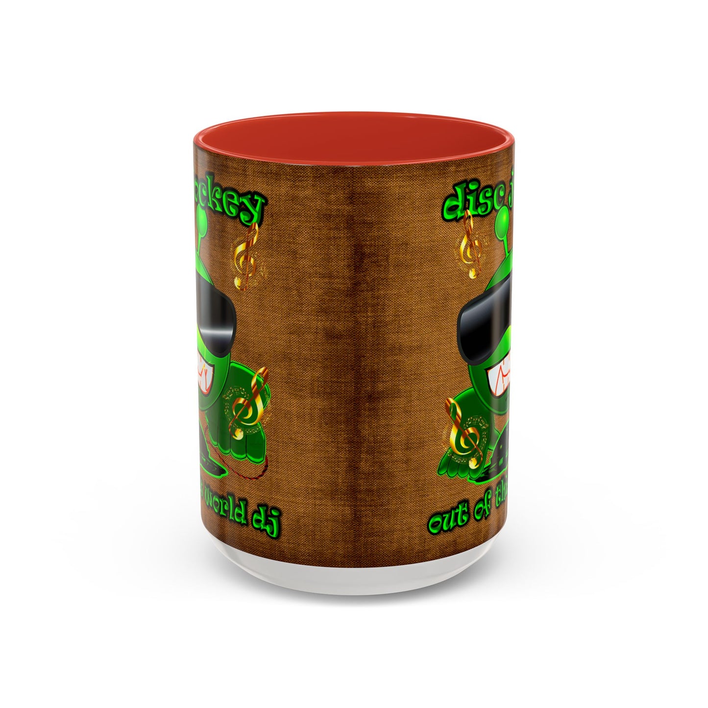 disc jockey - Accent Mug (brown papyrus)
