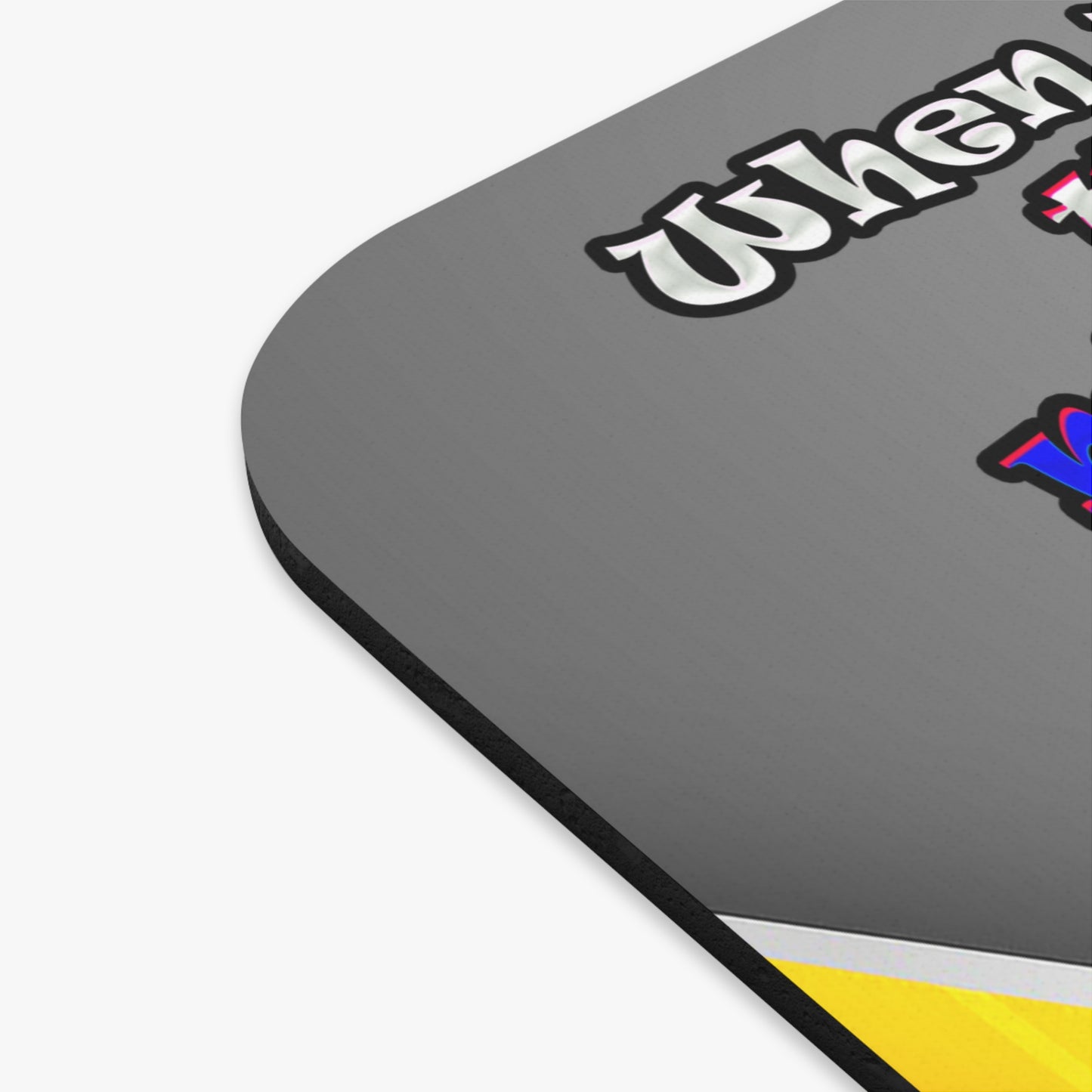 doggystyle - Mouse Pad (Rectangle) (rainbow split)