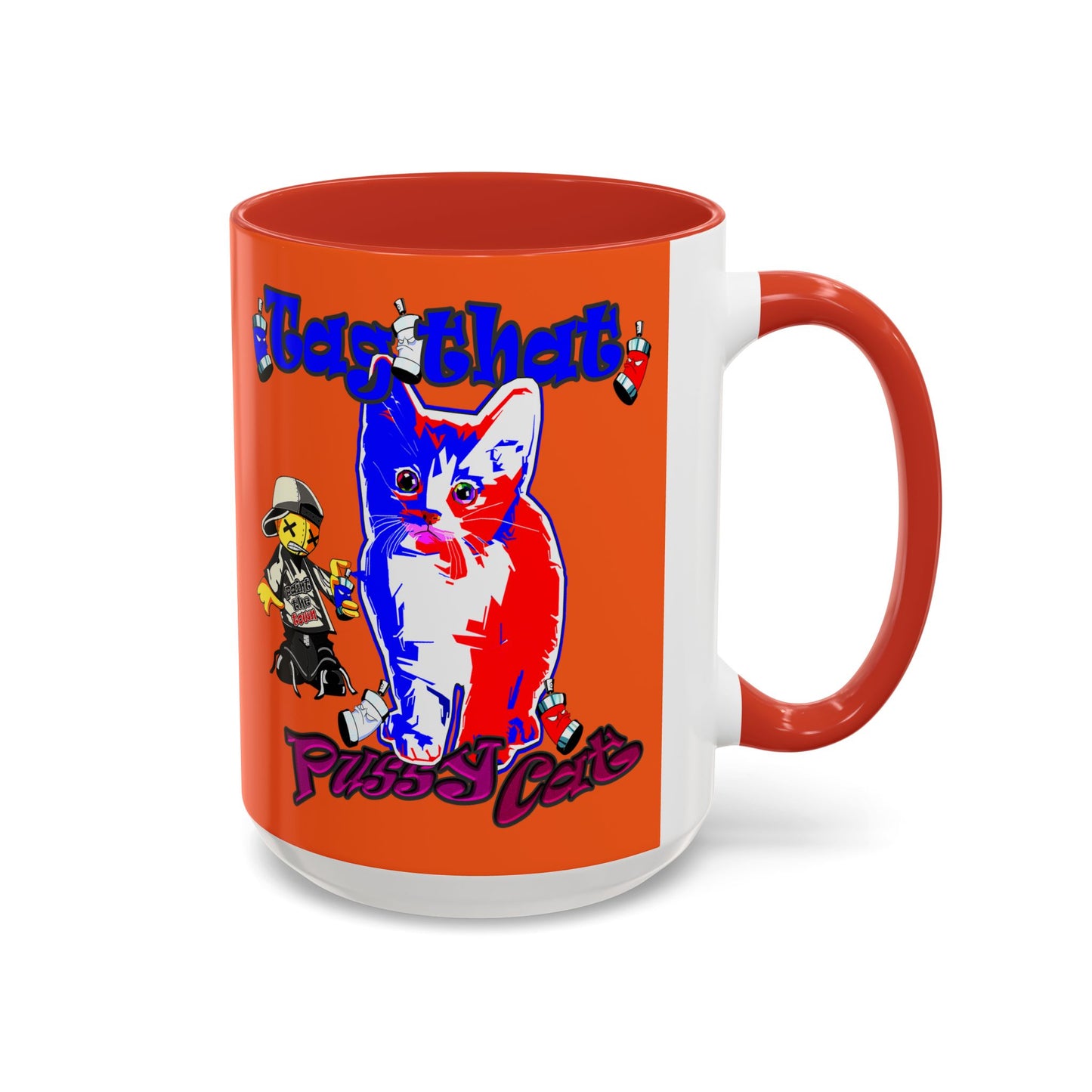 tag that - Accent Mug (orange)