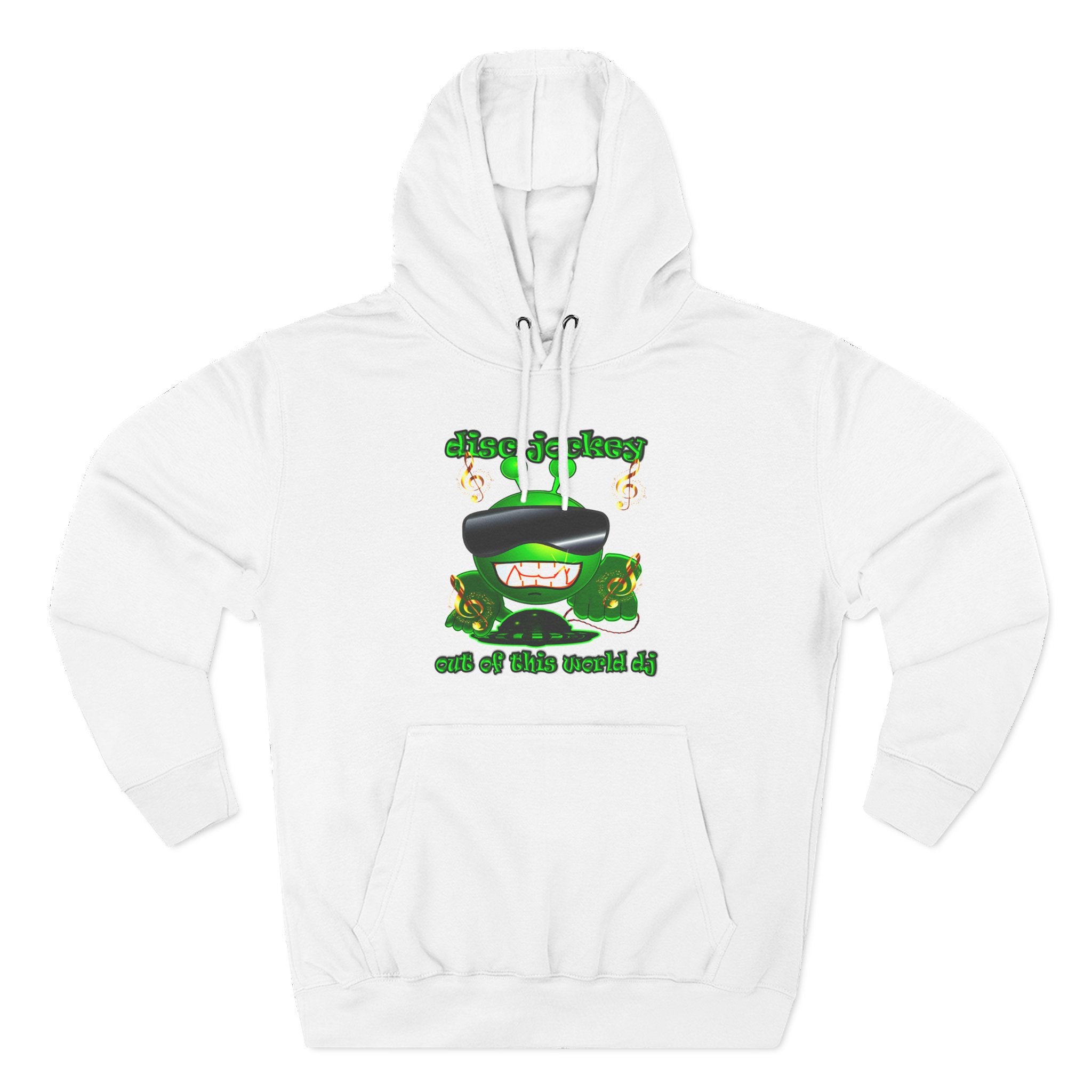 disc jockey - Three-Panel Fleece Hoodie