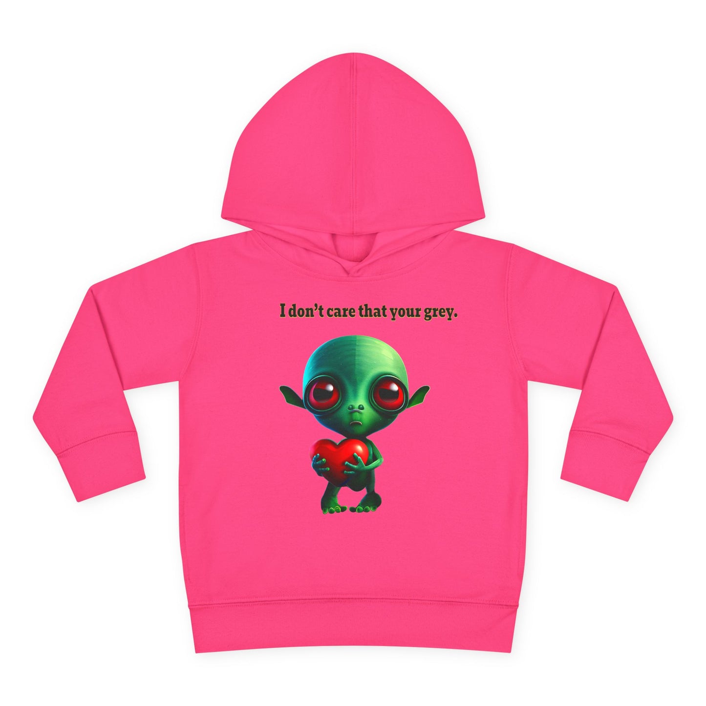 I don't care that your grey - Toddler Pullover Fleece Hoodie