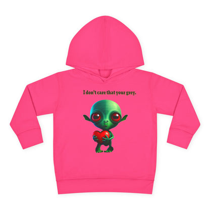I don't care that your grey - Toddler Pullover Fleece Hoodie