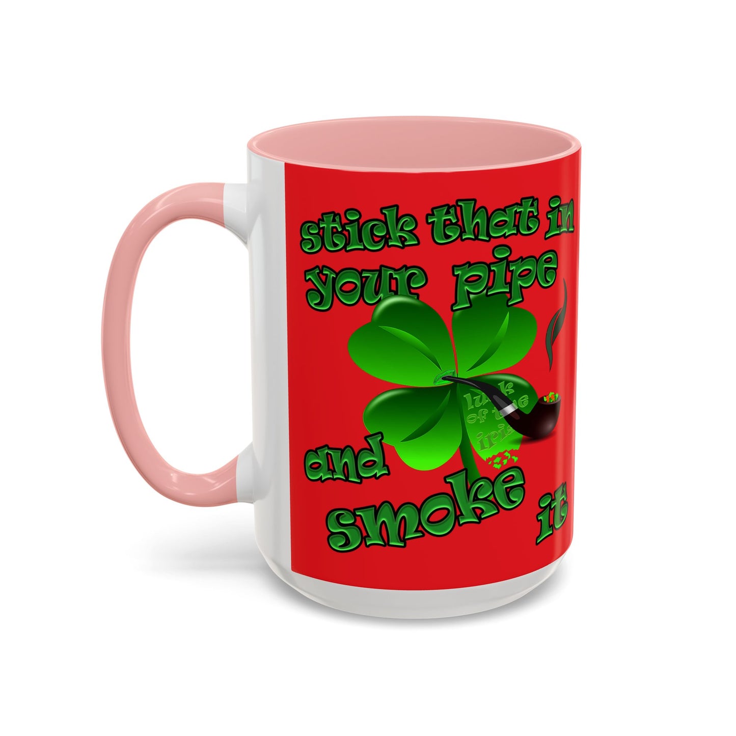 celtics logo - Accent Mug (red)