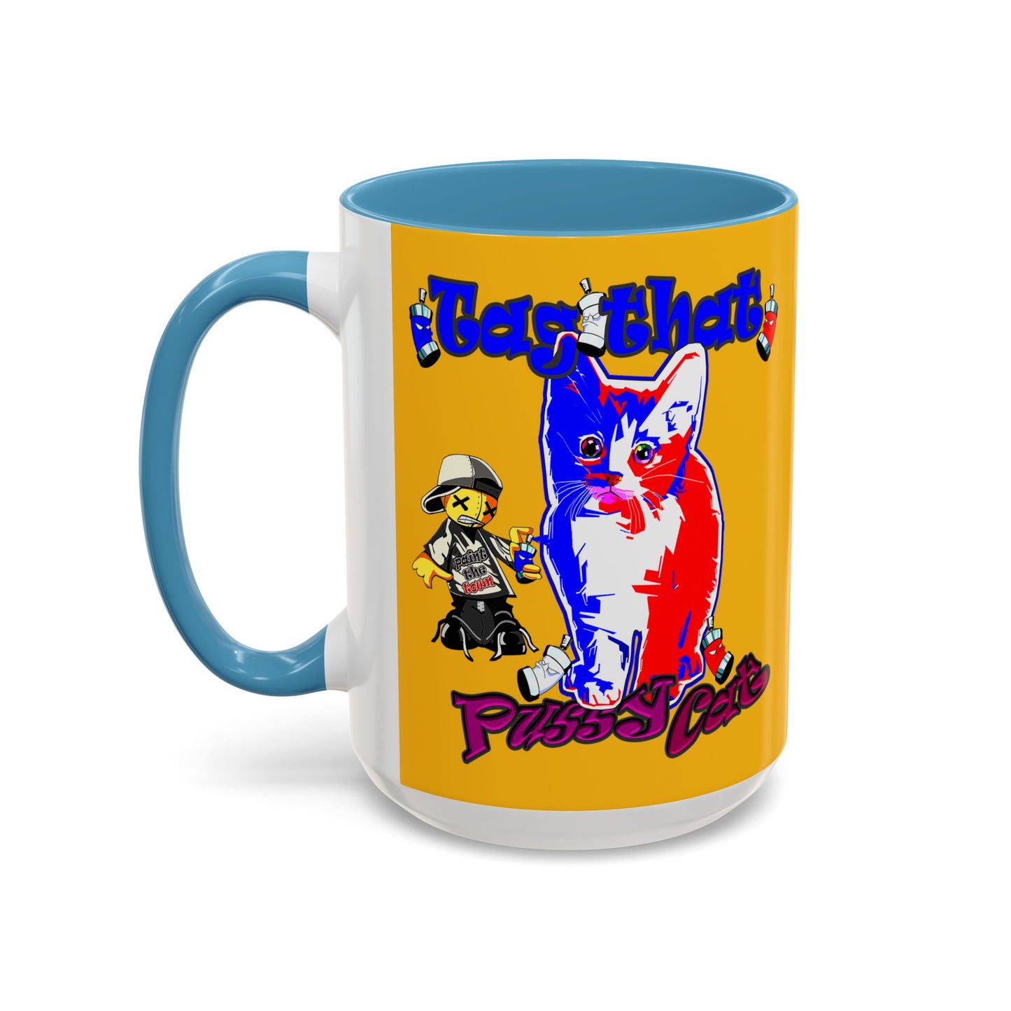 tag that - Accent Mug (yellow)