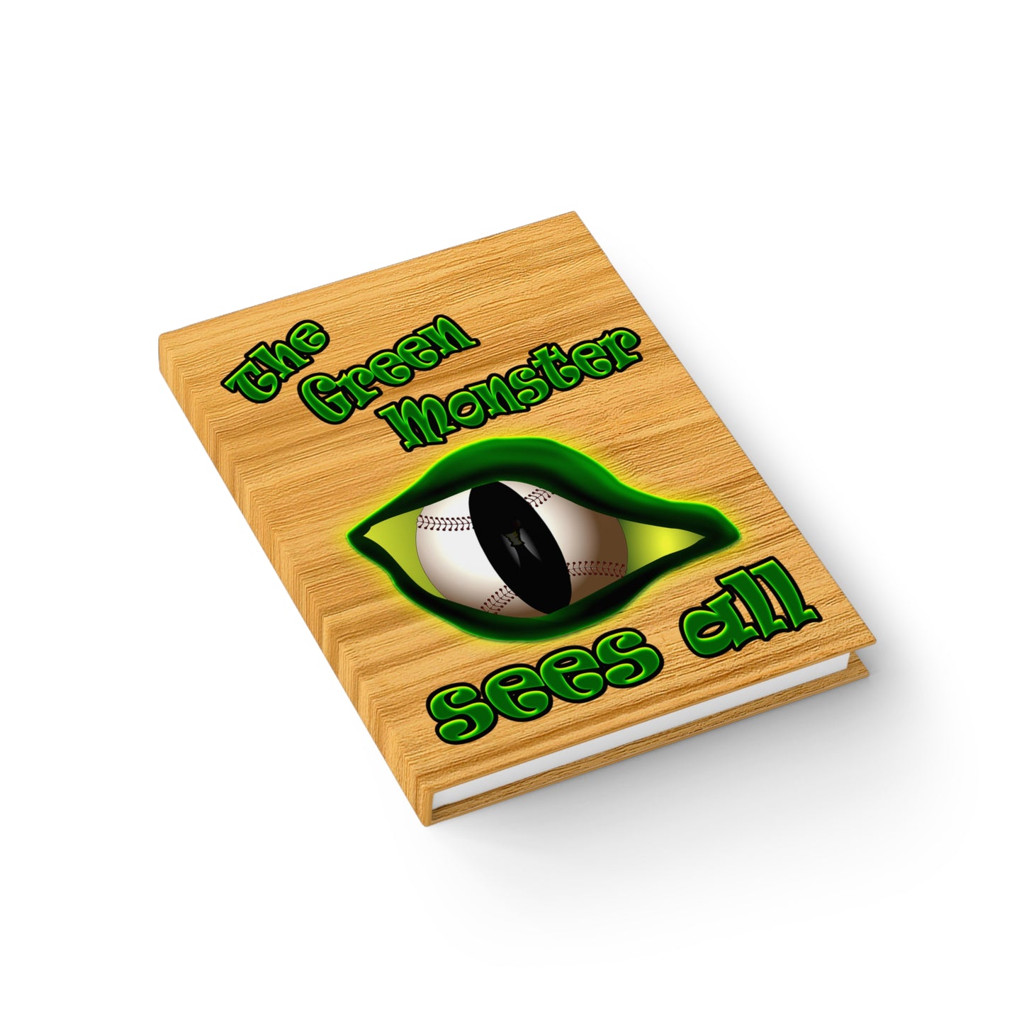green monster - journal-lined (butterscotch wood finish)