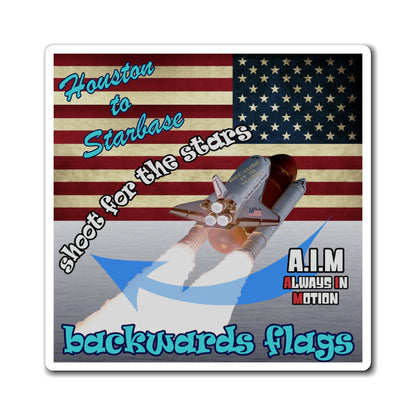shoot for the stars - Magnets - (brushed nickel)