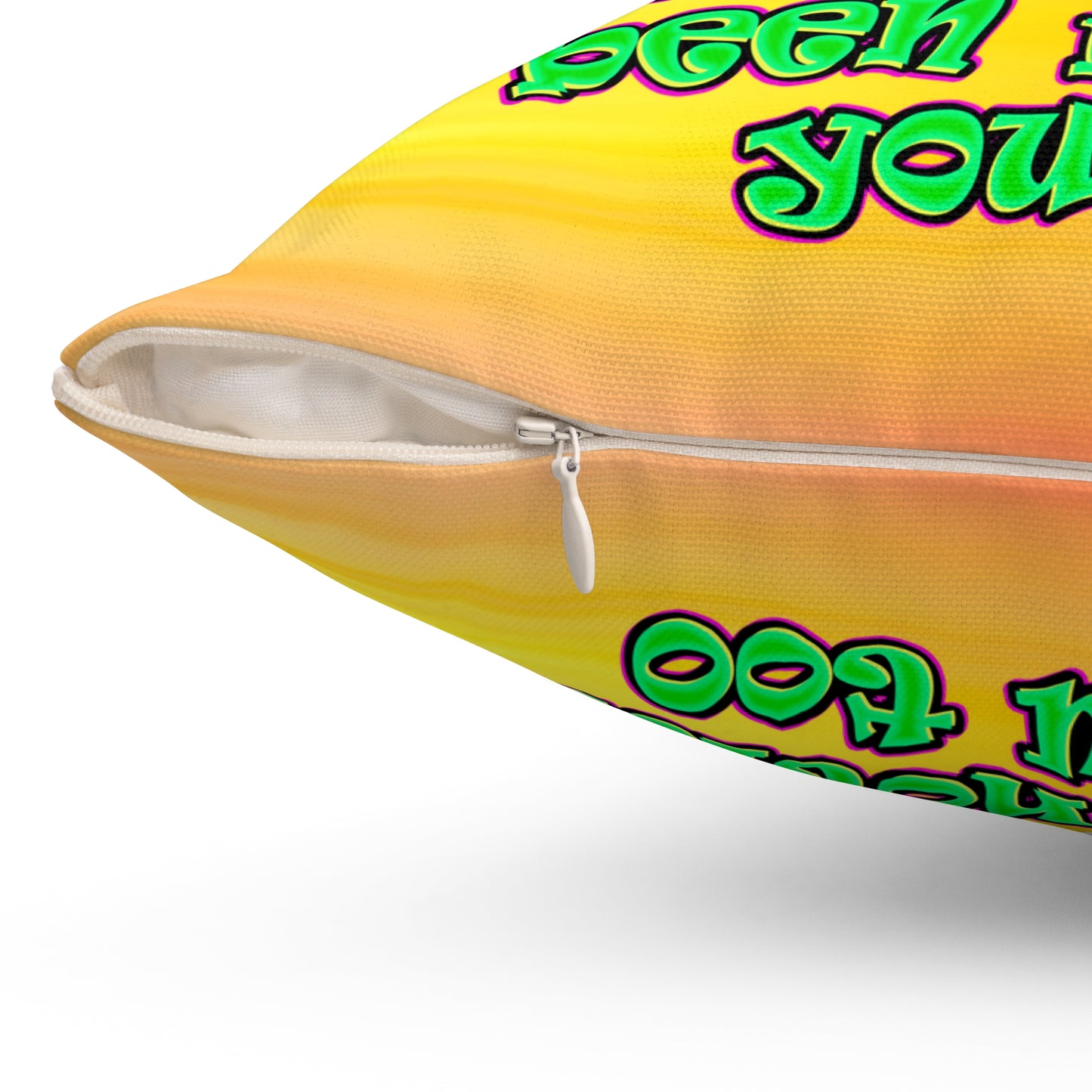 noticed you noticing - Spun Polyester Square Pillow - (color blur)