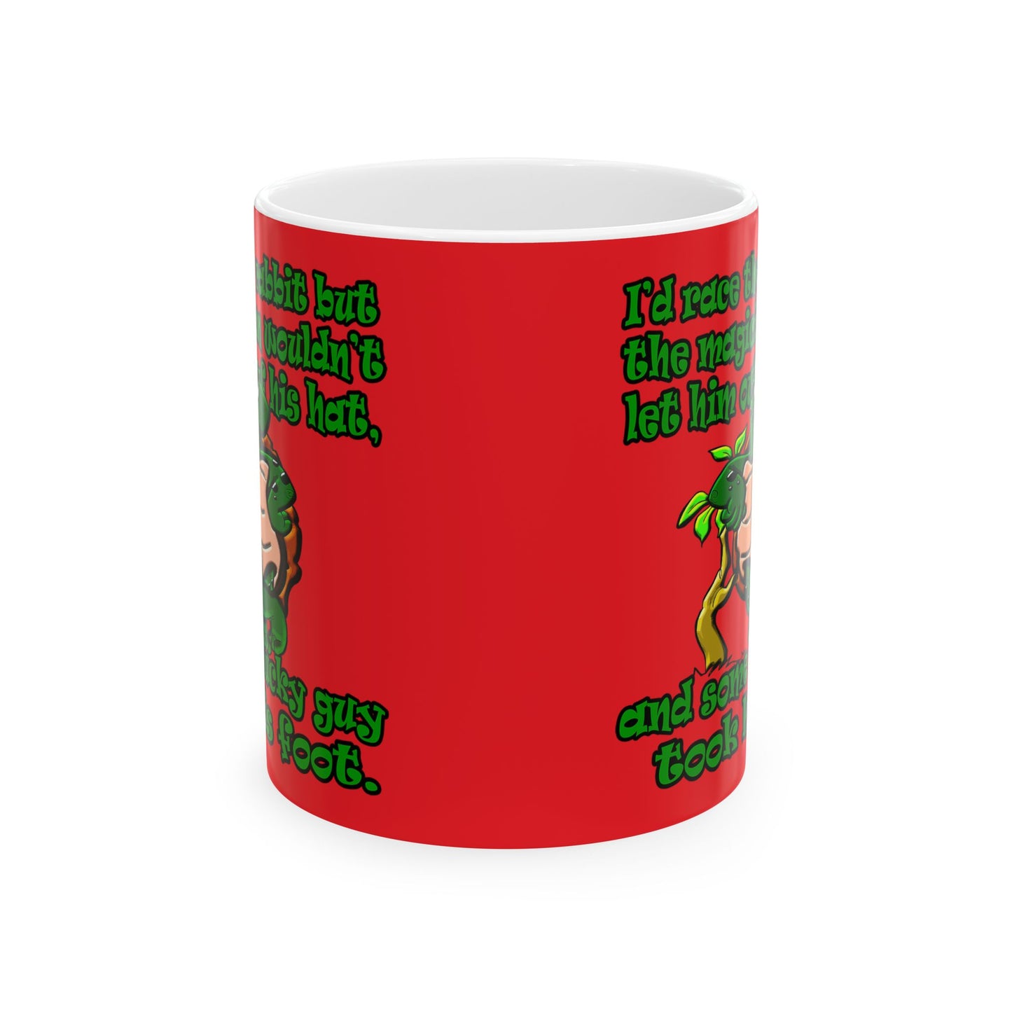 turtle race - White Mug (red)