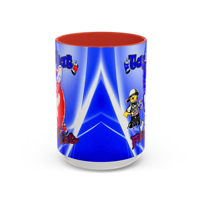 tag that - Accent Mug (blue-white wave)
