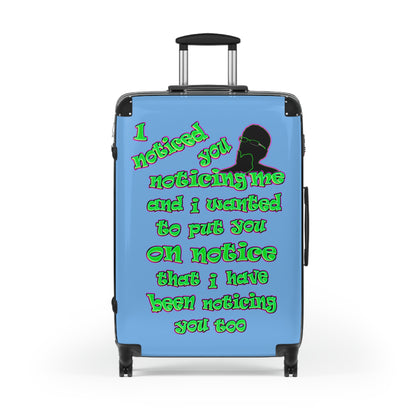 noticed you noticing - Suitcase (light blue)