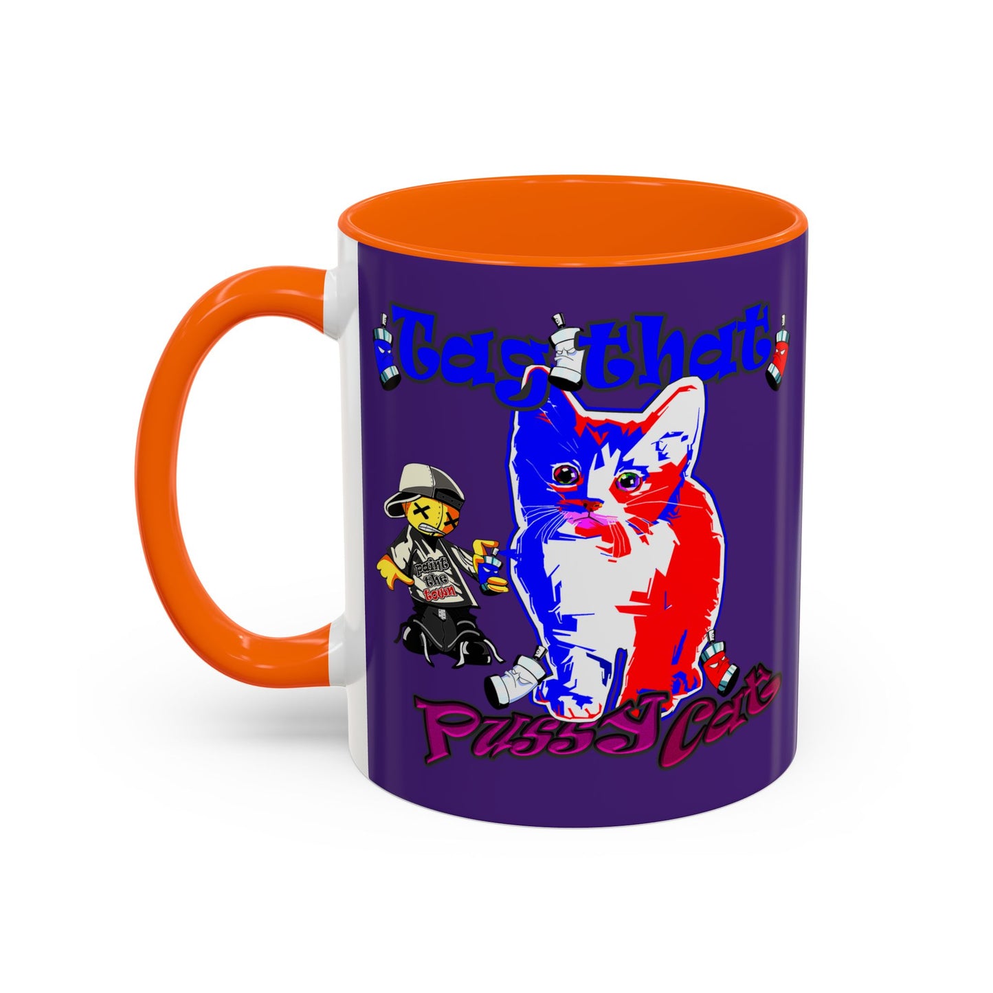 tag that - Accent Mug (purple)