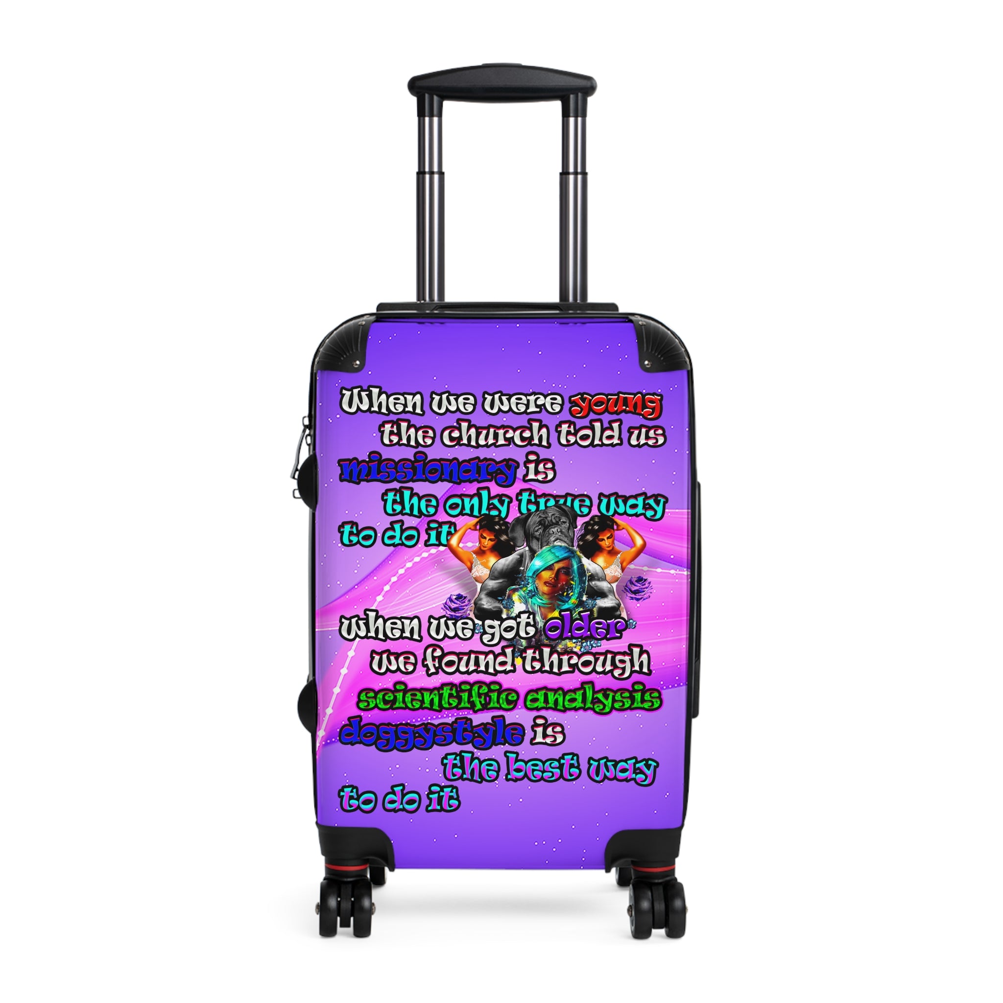 doggystyle - Suitcase (purple-pink wave)