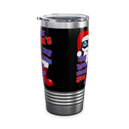 santa's shoes - Ringneck Tumbler, 20oz (black)