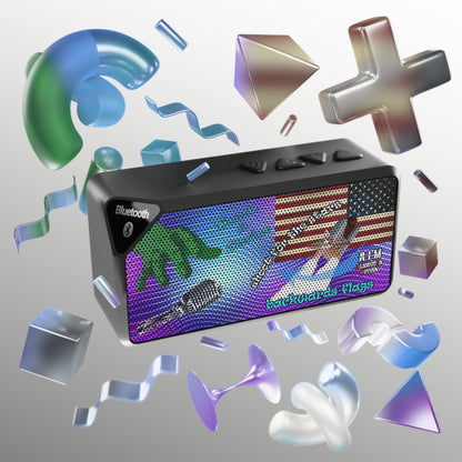 shoot for the stars - Jabba Bluetooth Speaker (purple wave)