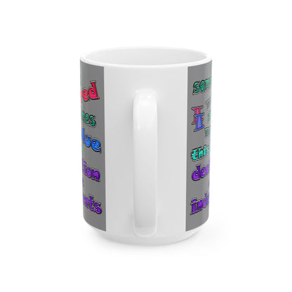 declaration of the independents - White Mug (grey)