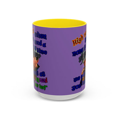 high noon - Accent Mug (light purple)