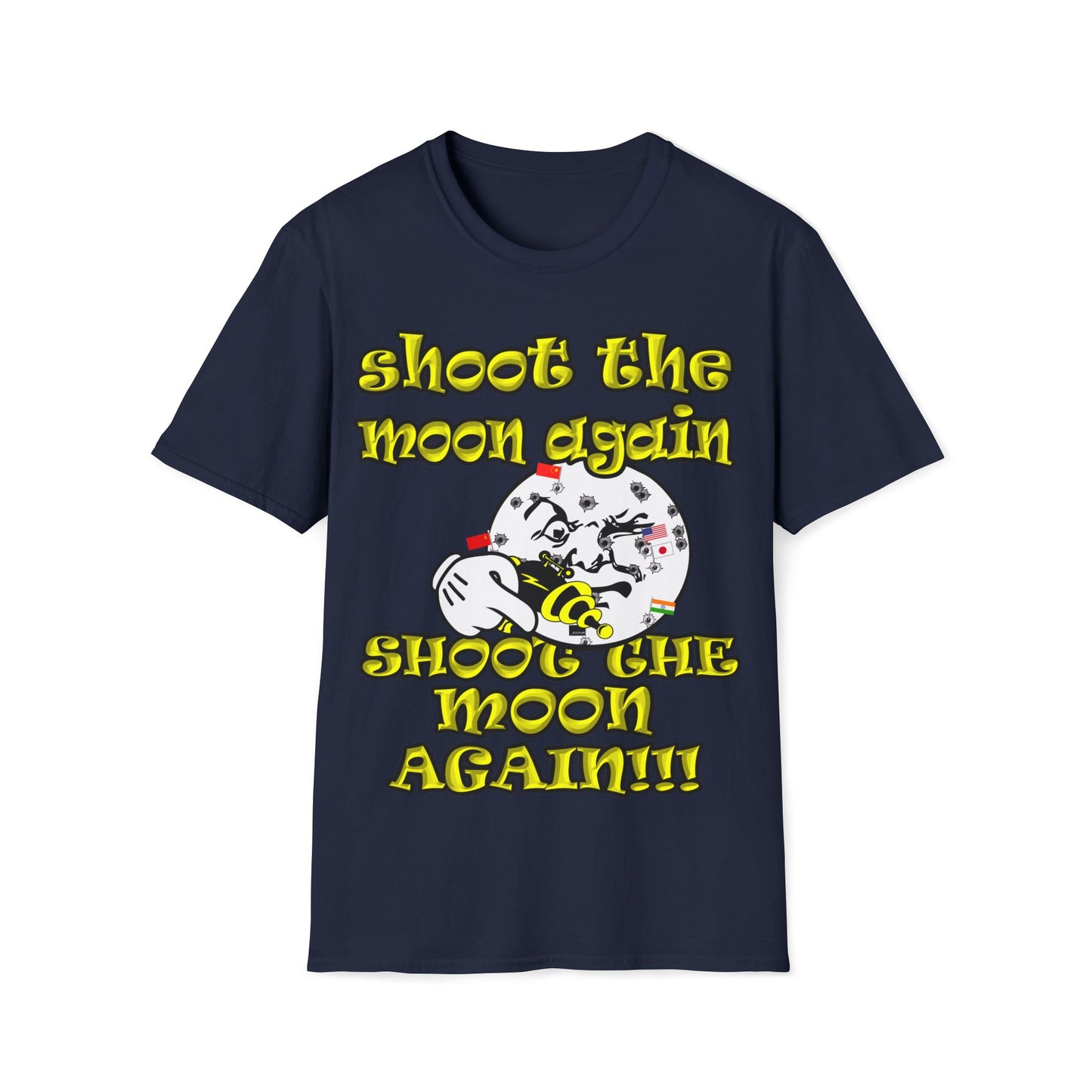 shoot the moon again - Unisex Softstyle T-Shirt