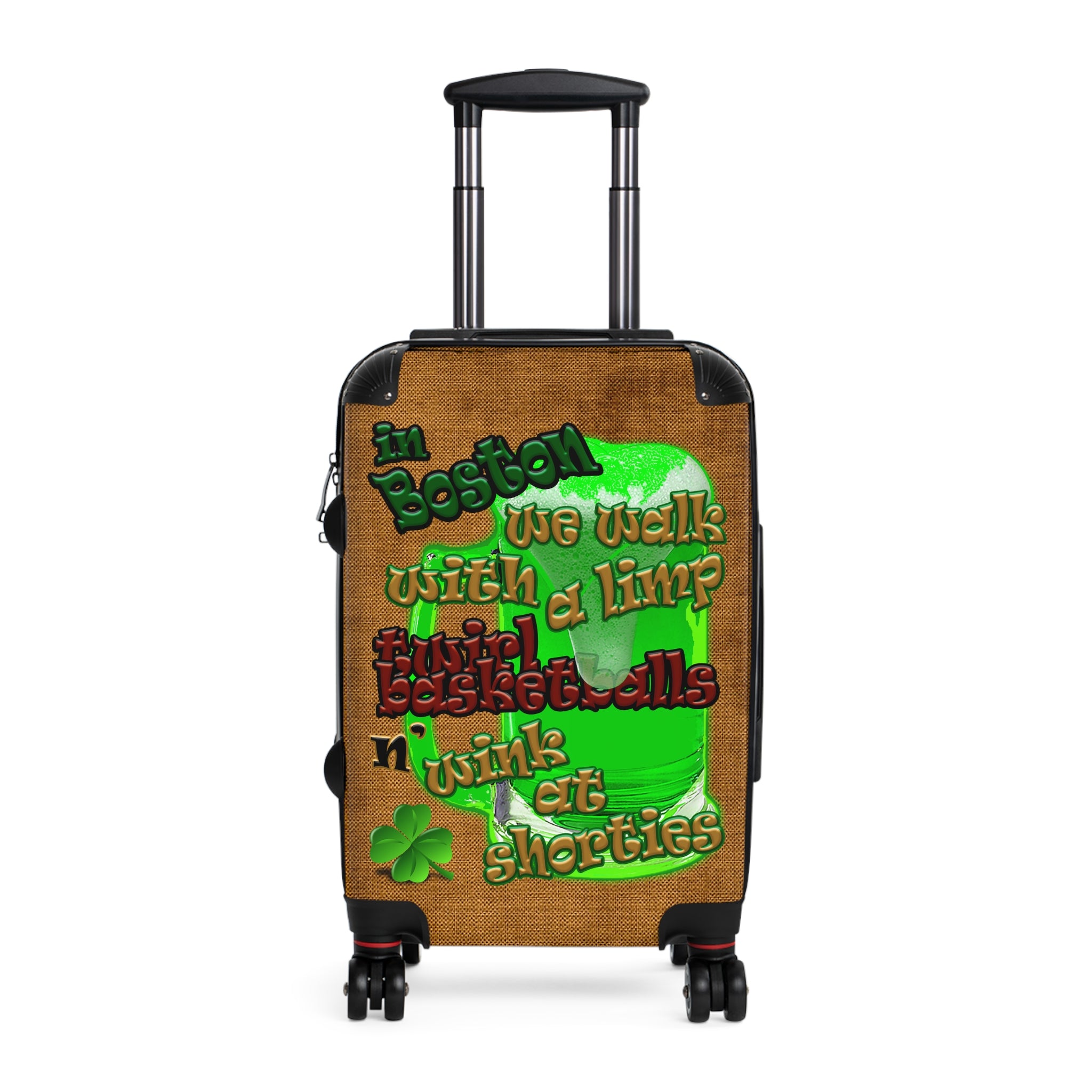 celtics logo - Suitcase (brown papyrus)