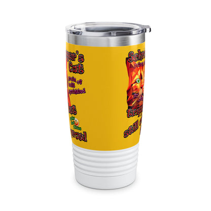 schrodinger's cat - Ringneck Tumbler, 20oz (yellow)