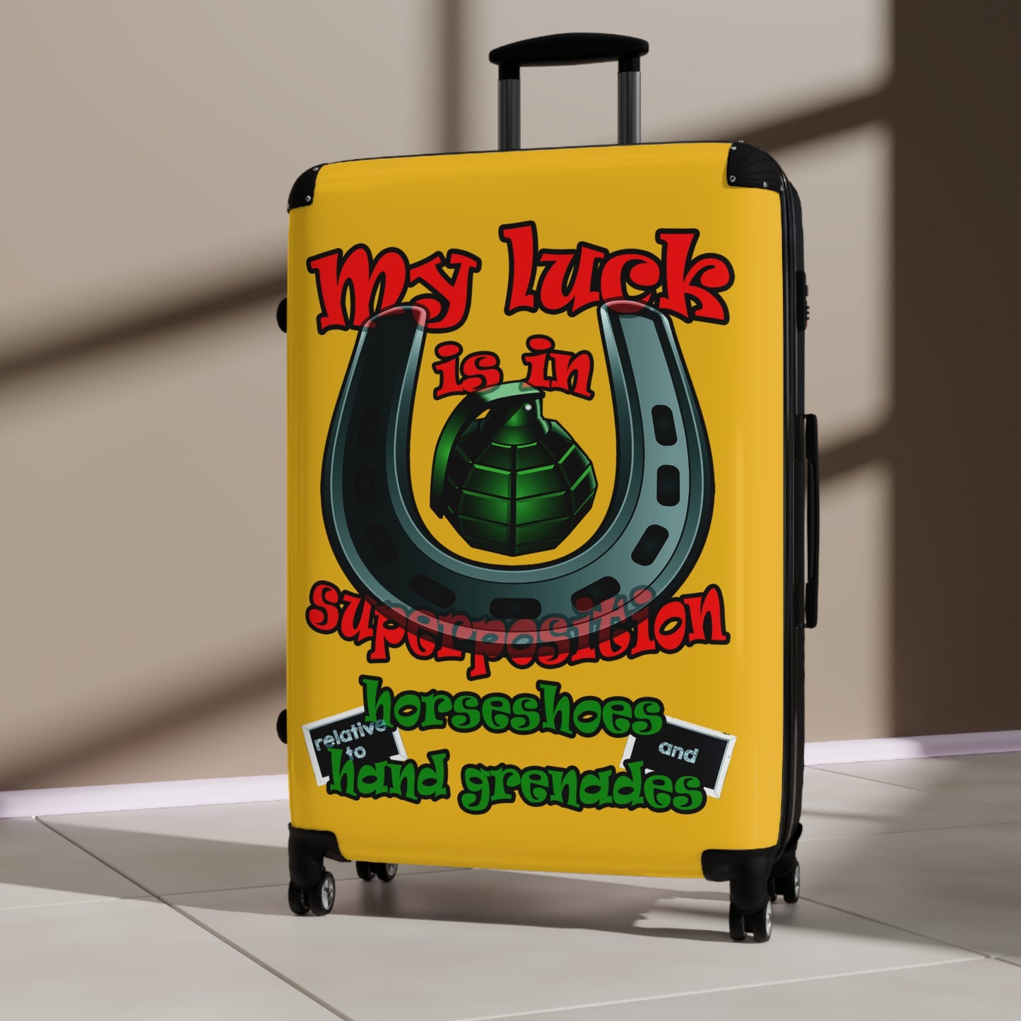 my luck - Suitcase (yellow)
