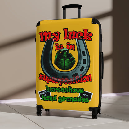 my luck - Suitcase (yellow)