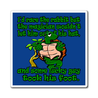 turtle race - Magnets - (dark blue)