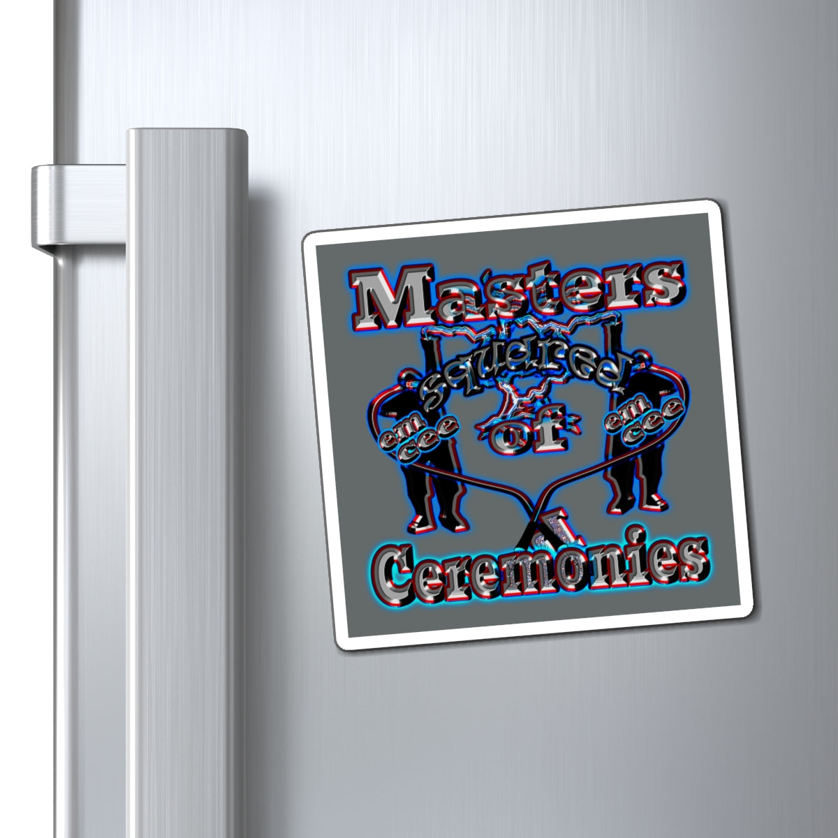 em cee squared - Magnets - (dark grey)