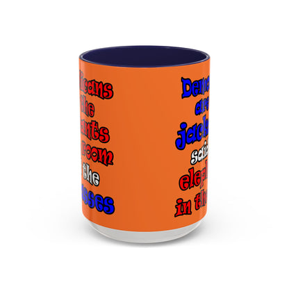 donkeys and elephants - Accent Mug (crusta)